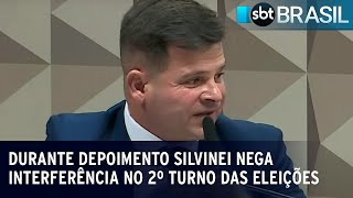 Durante depoimento Silvinei nega interferência no 2º turno das eleições  SBT Brasil 200623 [upl. by Asilegna]