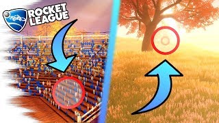 Rocket League Update 10 INSANE SECRETSEASTER EGGS on FARMSTEAD  Outside the New Map Gameplay [upl. by Phaidra]