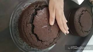 كيك  طريقة كاتو الشوكولاتة  Pinatacake 2Part Gâteau au chocolat [upl. by Edmonda]