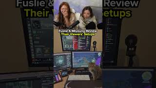 Fuslie amp Miyoung Reviews Viewers Setup [upl. by Louise500]