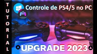 Tutorial 01  Como instalar seu controle PS4 e PS5 no PC [upl. by Acinorej]