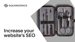 Increase Your Websites SEO  Squarespace 70 [upl. by Jereme]