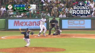 Resumen Tigres del Licey vs Estrellas Orientales Round Robin 05012024 [upl. by Aber479]