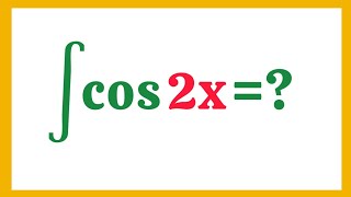 integral of cos2x dx  trigonometry [upl. by Blackwell]