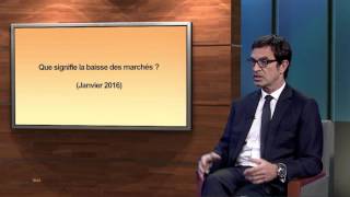 Que signifie la baisse des marchés  Janvier 2016  LOpinion de Michel Juvet Bordier amp Cie [upl. by Idel340]