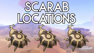 All Scarab Locations Genshin Impact [upl. by Iggem489]