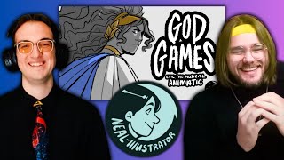 Reacting to Neal Illustrators God Games  EPIC The Musical Animatic [upl. by Laeira868]