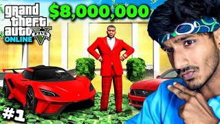 Epic GTA 5 Online Challenge Surviving a 5Star Wanted Level [upl. by Gawlas]