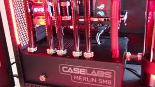 Caselabs Merlin SM8 Watercooled and Modified Chassis by PPCS [upl. by Carnay]