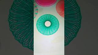 Amazing spirograph with green colour 👍🏻shortvideo spirograph [upl. by Brill824]