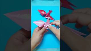 You can fold a cute little chicken out of a square piece of paperMi youtubeshorts virals diy [upl. by Eltsirc791]