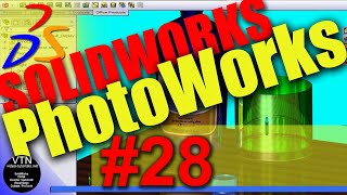 Photoworks  28 Contour Rendering  SOLIDWORKS Tutorial [upl. by Stoecker]