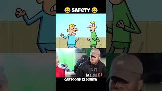 Safety Helmet  Funny Animation  Funny Shorts  funnycartoons ytshorts [upl. by Ciprian]