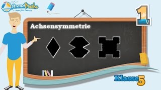 Achsensymmetrie  Klasse 5 ★ Übung 1 [upl. by Lilllie361]