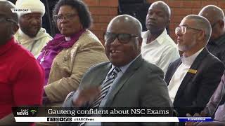 Matric Exams  Gauteng confident about NSC exams [upl. by Hafital]