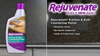 How to Restore Countertops  Rejuvenate Kitchen and Bathroom Countertop Polish [upl. by Gault169]