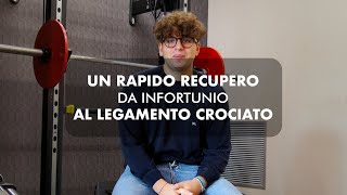 Intervista a Francesco quotGrazie a JUMP sto recuperando rapidamente dal mio infortunio al crociatoquot [upl. by Ravid5]