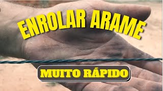 COMO ENROLAR ARAME MAIS FÁCIL RÁPIDO E MELHOR  ARAME RECOZIDO [upl. by Natalia]