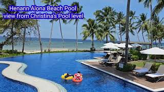 55 BOHOL HENANN ALONA BEACH POOL VIEW benangelmhitzmacabidang foryou enjoy fun [upl. by Birch190]