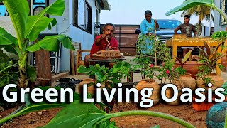 எங்கள் வீட்டு உணவு தோட்டம் Update  Our Self Sufficient Home Garden Update  Organic Farming [upl. by Akitan671]