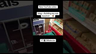 Vlog  Building my son bassinet ✨👶🏽 shortvideo explore explorepage trendingshorts short [upl. by Matelda]