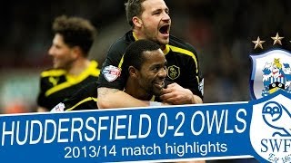 Huddersfield 0 Sheffield Wednesday 2  201314 Championship highlights [upl. by Godric]