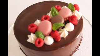 Entremets chocolatframboise [upl. by Dorsman]