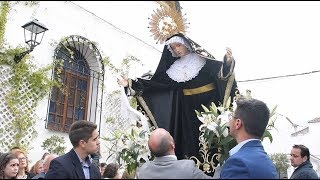 CURIOSA HISTORIA DE LA VIRGEN ARTICULADA DE JUBRIQUE Y PROCESIÓN DEL ENCUENTRO [upl. by Pelligrini]