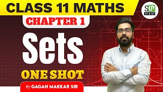 Class 11 Maths Chapter 1  Sets One Shot  By Gagan Makkar Sir [upl. by Ramhaj]