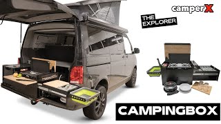 Camping Küchenbox Explorer camperX [upl. by Suiluj131]