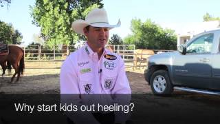 Clay Tryan  RoadtoNFR14  Kids and Rodeo [upl. by Aiouqahs833]