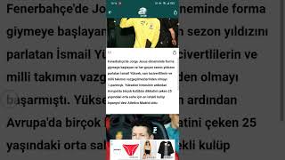 DİEGO SİMEONE FENERBAHÇENİN YILDIZINA ADAY [upl. by Bonne]