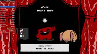 Super Meat Boy 106 Speedrun in 11417 [upl. by Miru]