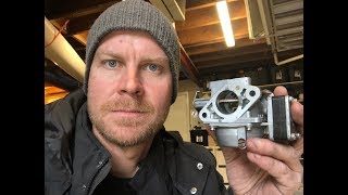 Rejetting a carburetor for a modified outboard [upl. by Yecnay]