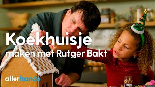 Koekhuisje maken voor kerst met Rutger bakt  Recept  Allerhande [upl. by Showker]