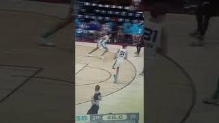 Donovan Clingan Block and Dunk against Hornets NBA Summer League [upl. by Alverta]