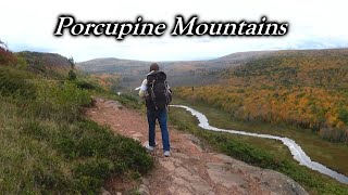 Porcupine Mountains in Michigan  Kyles First Backpacking Trip [upl. by Nylac]