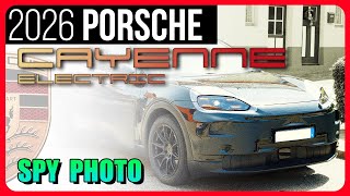 SPYSHOTS Upcoming 2026 MY Porsche Cayenne EV Sheds Some Camo [upl. by Euqinna]