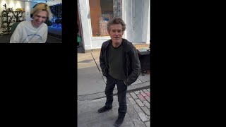 xQc reacts to Willem Dafoe NYC Fit Check [upl. by Ydualc]