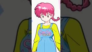 Esse Rapaz não quer Vestir Roupas femininas mesmo sendo uma menina ranma½ anime shorts [upl. by Seldun880]