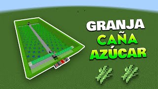 ✅ Granja de CAÑA de AZUCAR Automática y Eficiente  Tutorial Minecraft Java 119 [upl. by Jennica20]