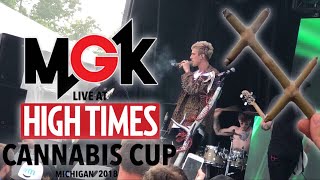 Machine Gun Kelly live at High Times Cannabis Cup Michigan 2018 FULL SET [upl. by Yelwah]