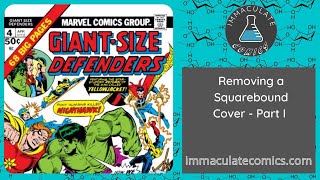 Tutorial to remove Squarebound comic book covers [upl. by Suirradal108]