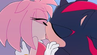 Amy love Shadow  Shadow x Amy  Sonic the hedgehog  Comics dub [upl. by Htaek448]