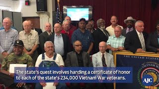 VIDEO Georgia’s effort to commemorate Vietnam War veterans [upl. by Ardnas]