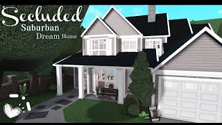 Secluded Suburban Dream Home  Roblox  Bloxburg  House Build [upl. by Tartan914]