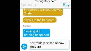 Norray TPN texting story  Half Demon Ray amp Yandere Norman AU  Part 3  Originally by me [upl. by Lawler452]