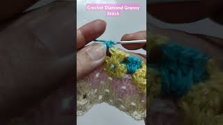 Crochet Diamond Granny Stitch How To Tutorial [upl. by Massimo]