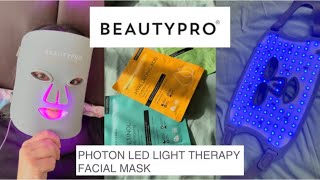 LED mask at home New tech from Beautypro [upl. by Hanschen]