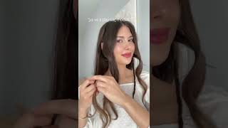 Şık ve kolay saç modeli🤍✨ sacmodelleri hairstyle hair hairtutorial saçşekillendirme [upl. by Suirradal]